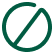 circle with a line through it