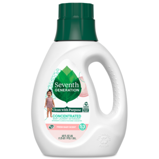 Concentrated Baby Laundry Liquid Fresh Scent - Front of Bottle