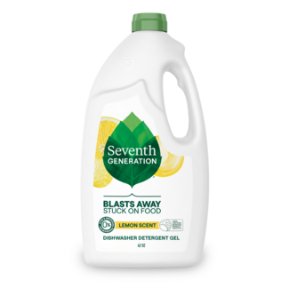 Seventh Generation Dish Gel - 42floz - Lemon - Front of Pack