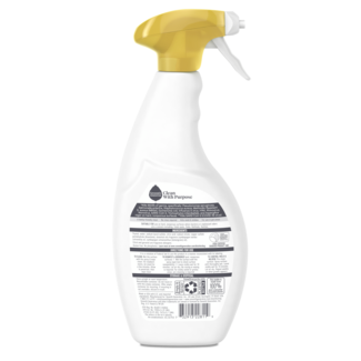 Seventh Generation Disinfecting Bathroom Cleaner - Spray Bottle - Lemongrass Citrus Scent - Back of Pack