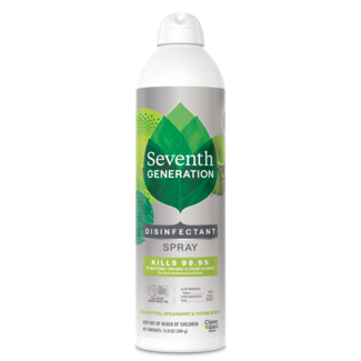 Seventh Generation Disinfectant Spray - Eucalyptus, Spearmint and Thyme Scent - Front of Pack